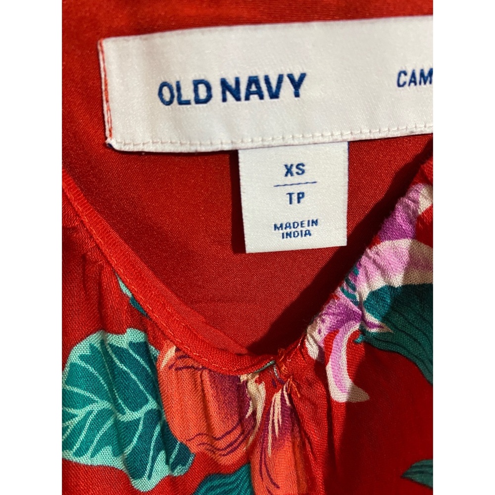 Red Floral Ruffle Dress - Picture 2 of 3